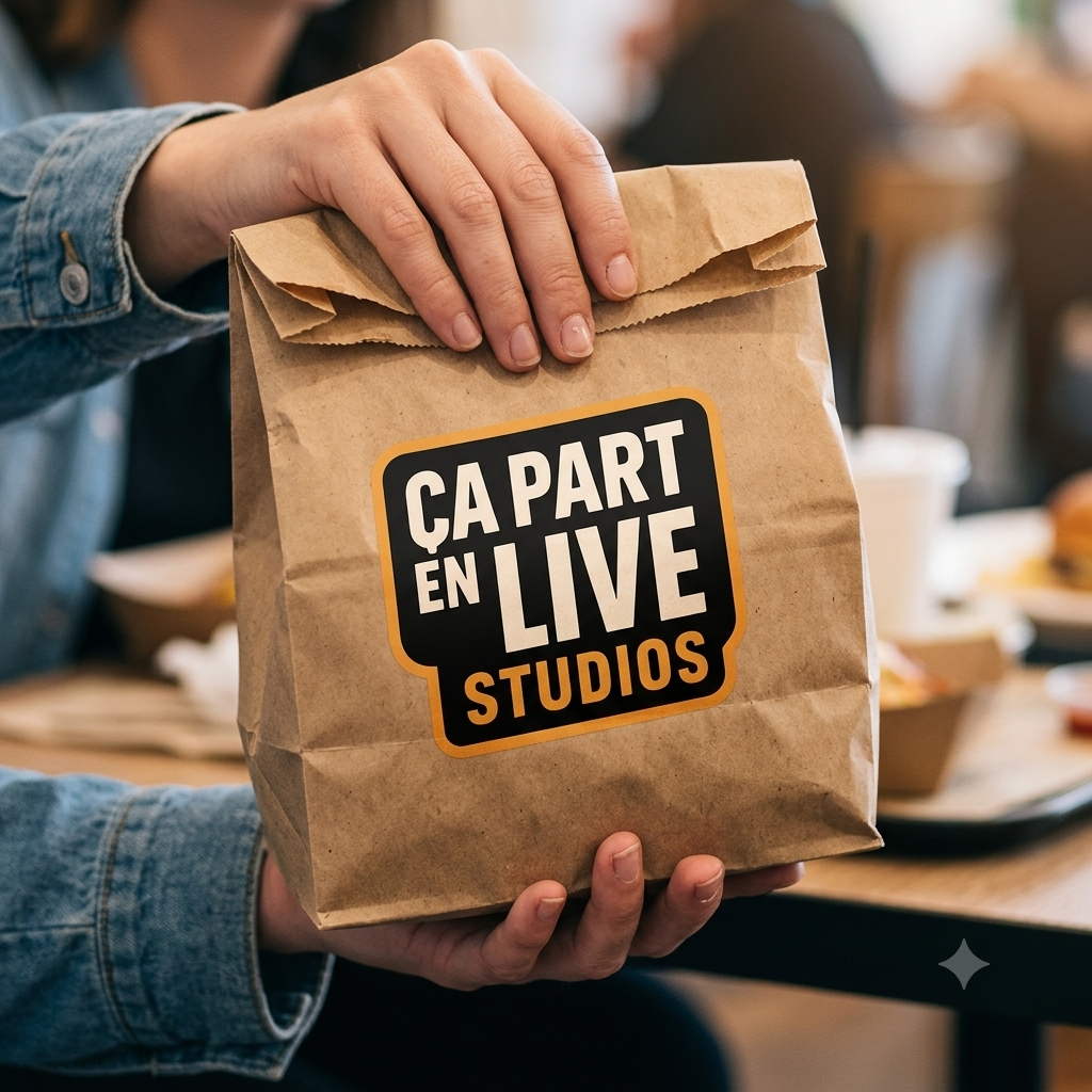 Service de podcast à emporter en extérieur ou sur événement